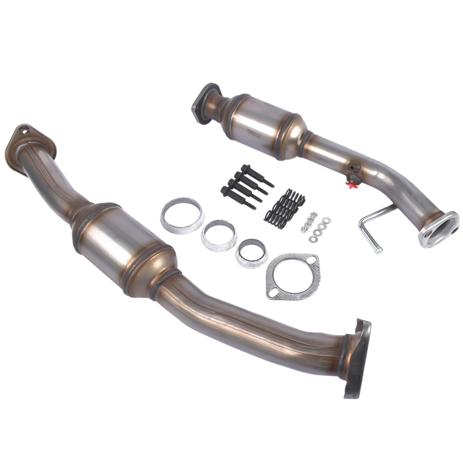 Amazon.com: NEWZQ Front & Rear Catalytic Converters Set